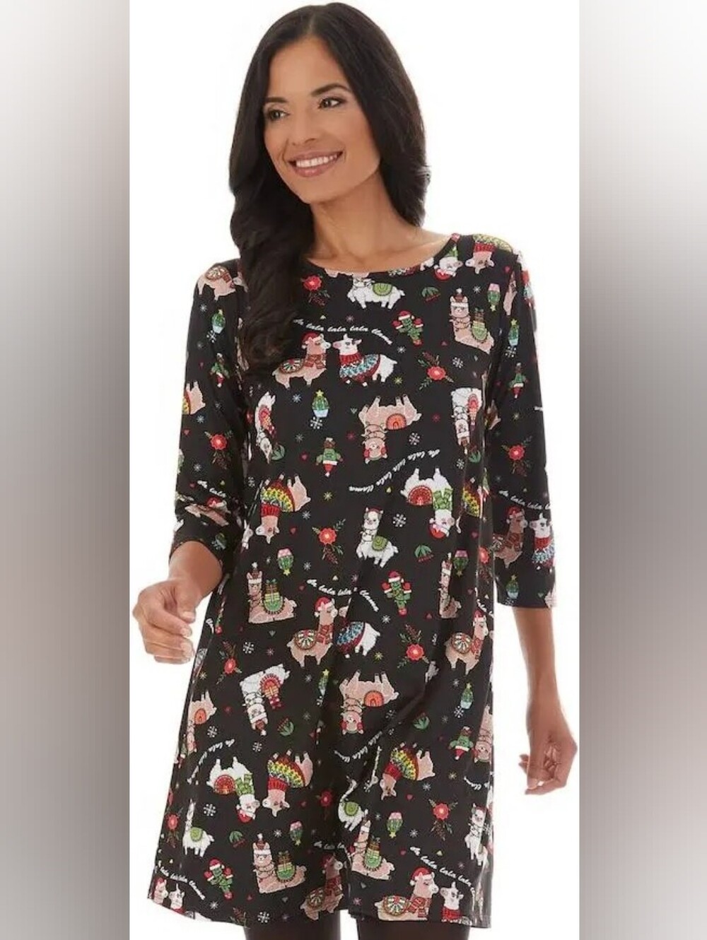 Llama Christmas dress/tunic